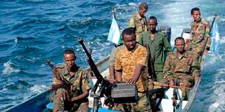 Somali coast guard personnel