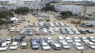 A car park at Makadara in Mombasa