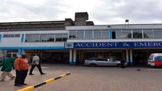 The Accident and Emergency section of the Kenyatta National Hospital.
