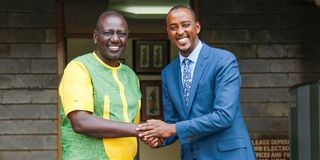 William Ruto and Hussein Mohamed
