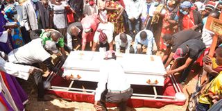 Esther Wambui burial