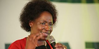 Former Youth and Gender Affairs PS Lilian Wanja Omollo