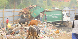 Nyambera dumpsite in Kisii town