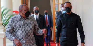 Uhuru Kenyatta and Paul Kagame
