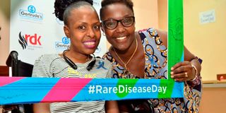 world rare disease day, judith kinya, sylvia Nzambu