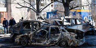 Ukraine shelling in Kyiv outskirts