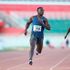 Ferdinand Omanyala wins the men's 100 metres semi-final race during Third Athletics Kenya Track and Field Meeting 