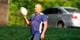 Kabras Sugar coach Jerome Muller issues instructions 