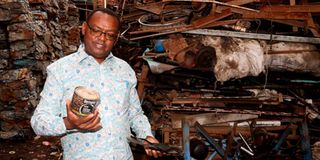 Scrap Metal Dealers union Chairman Evanson Ng'ang'a