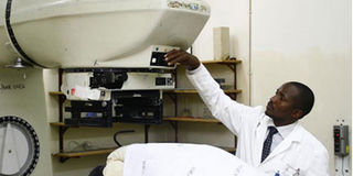  Radiotherapy machine at Kenyatta National Hospital