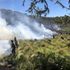 Mt Kenya Forest moorland fire