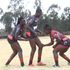 Kenya Lionesses players try out the rugby pitch at new-look Jamhuri Sports Complex