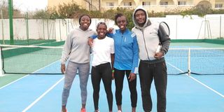 Angela Okutoyi and team mates