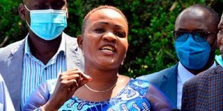 Nominated Senator Beatrice Kwamboka