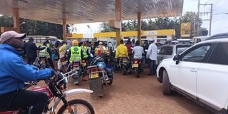 Fuel shortage Mt Kenya region Nyeri