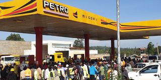 fuel crisis kenya eldoret petrol station