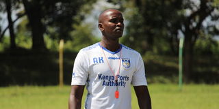 Bandari coach Anthony Kimani