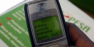M-Pesa transaction