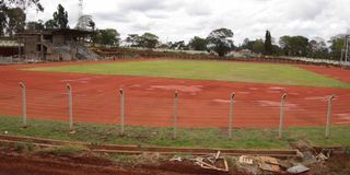 A view of Ruring'u stadium in Nyeri County on April 23, 2022. 