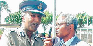 Hussein Ali Mohammed and Francis Muthaura 