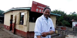 Mr Joseph Maina, a butcher based Mweiga