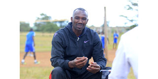 Kenya Prisons assistant coach Dennis Mokua