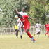 Posta Rangers forward Francis Nambute vies with Bandari defender Andrew Juma 
