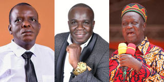Julius Okinda, Tony Yogo, Dr Oburu Oginga.