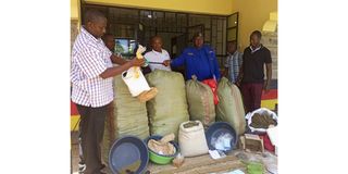 Bhang seized from a home in Ithanga