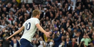 Tottenham Hotspur's English striker Harry Kane