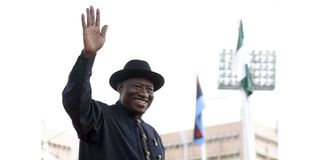Nigeria's former president Goodluck Jonathan.