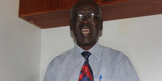 Prof Timothy Wangusa. 