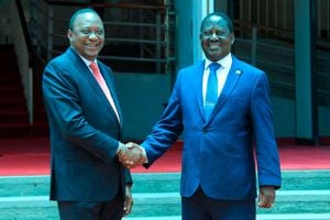 Uhuru raila handshake 2018