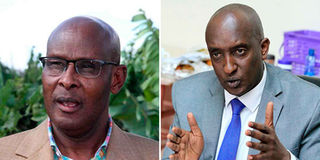 Moitalel ole Kenta (ODM) and Patrick Ntutu (UDA), Narok