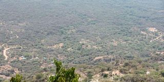 A view of Chesuman area in Marakwet County. 