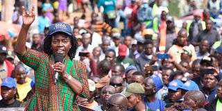 Azimio La Umoja One Kenya presidential running mate Martha Karua 