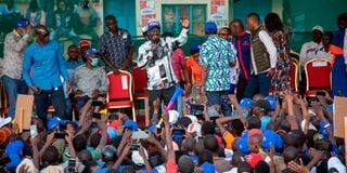 Raila Odinga campaign electiobs 2022