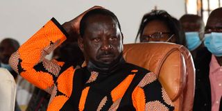 Azimio La Umoja-One Kenya Alliance Presidential Candidate Raila Odinga 