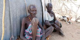 Hunger-stricken residents of Girich village in Marsabit 