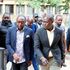 Nairobi gubernatorial candidate Johnson Sakaja leave the Milimani Law Court.
