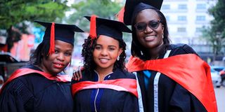 Graduates at the University of Nairobi.