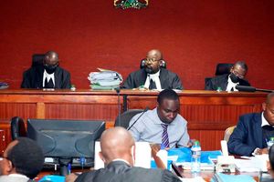 High Court judges Chacha Mwita, David Majanja and Mugure Thande 
