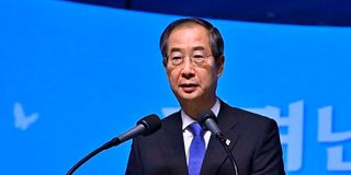 South Korea's Prime Minister Han Duck-soo