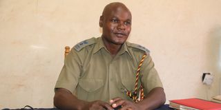 Tigania East police boss Peter Karanja 