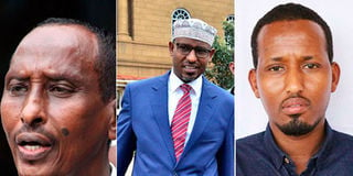 Some of the candidates in the Wajir governor race