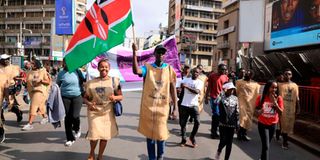 mental health awareness walk in Nairobi