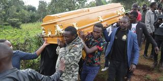 Frank Obegi burial in Bogwendo village, Nyamira