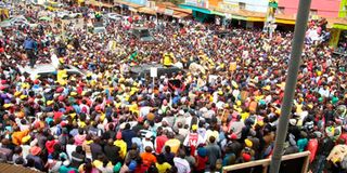 Kenya Kwanza campaign rally in Meru town