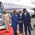 President of Somalia H.E  Hassan Sheikh Mohamud received at JKIA by Agriculture CS Hon Peter Munya