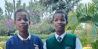 The twin brothers who had disappeared from their parents' home in Embu